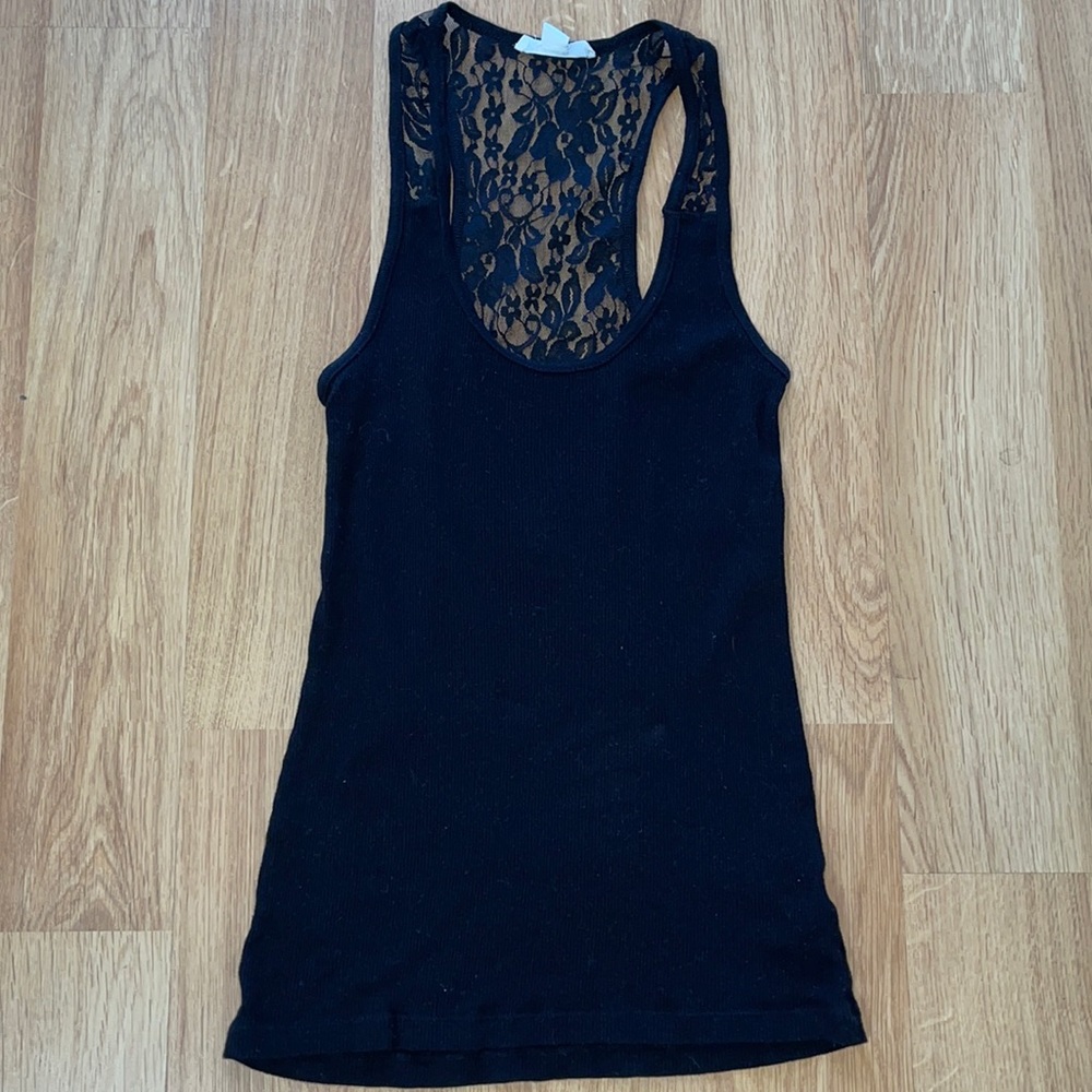 Lace Back Tank Top